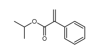isopropyl 2-phenylacrylate Structure