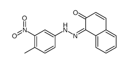 1-[(4-methyl-3-nitrophenyl)hydrazinylidene]naphthalen-2-one结构式