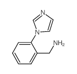 1-[2-(1H-咪唑-1-基)苯基]甲胺结构式
