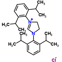 1,3-BIS(2,6-DIISOPROPYLPHENYL)-IMIDAZOLIDINIUM-CHLORIDE Structure