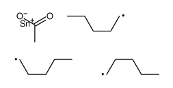 tripentylstannyl acetate Structure