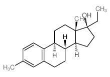 19-Norpregna-1,3,5(10)-trien-17-ol,3-methyl-, (17a)-(9CI) Structure