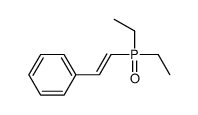 2-diethylphosphorylethenylbenzene Structure