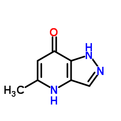 5-甲基-1H-吡唑并[4,3-b]吡啶-7-醇结构式