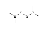 bis(dimethylboryl)disulphane Structure