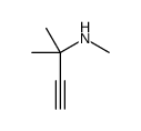 N,2-dimethylbut-3-yn-2-amine结构式