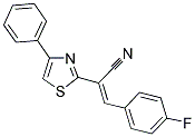 3-(4-FLUOROPHENYL)-2-(4-PHENYL-1,3-THIAZOL-2-YL)ACRYLONITRILE图片