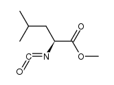 (S)-(-)-2-isocyanato-4-methylvaleric acid methyl ester Structure