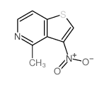 Thieno[3,2-c]pyridine,4-methyl-3-nitro- Structure