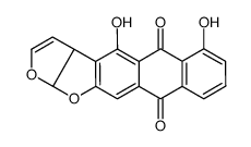 Anthra(2,3-b)furo(3,2-d)furan-5,10-dione, 3a,12a-dihydro-4,6-dihydroxy- structure