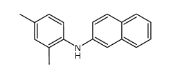 (2,4-dimethyl-phenyl)-[2]naphthyl-amine structure