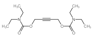 Carbamic acid,diethyl-, 2-butynylene ester (8CI)结构式