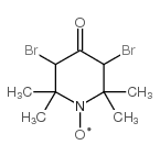 3,5-Dibromo-4-oxo-2,2,6,6-tetramethylpiperidin-1-yl Structure