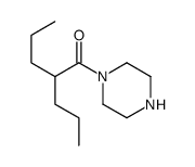 1-piperazin-1-yl-2-propylpentan-1-one Structure