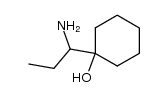 1-(1-aminopropyl)cyclohexanol结构式