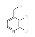 2,3-Dichloro-4-(chloromethyl)pyridine结构式