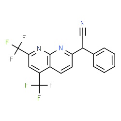 1,8-Naphthyridine-2-acetonitrile,alpha-phenyl-5,7-bis(trifluoromethyl)-(9CI) picture