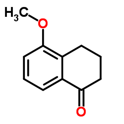 5-甲氧基-1-萘满酮结构式
