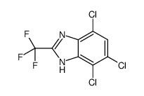 4,6,7-trichloro-2-(trifluoromethyl)-1H-benzimidazole picture