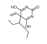 5-ethenyl-5-pentan-3-yl-1,3-diazinane-2,4,6-trione结构式