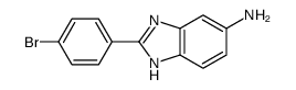 2-(4-Bromophenyl)-1H-benzo[d]imidazol-5-amine Structure