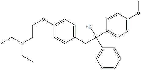 4-[2-(Diethylamino)ethoxy]-α-(4-methoxyphenyl)-α-phenylphenethyl alcohol picture