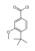 4-tert-butyl-3-methoxybenzoyl chloride Structure