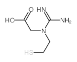 2-(carbamimidoyl-(2-sulfanylethyl)amino)acetic acid结构式