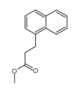 3-(naphthalen-1-yl)propionic acid methyl ester Structure