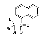 1-(tribromomethylsulfonyl)naphthalene结构式