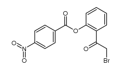 1-[2-(4-nitrobenzoyloxy)-phenyl]-2-bromoethanone结构式