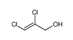 2,3-dichloroprop-2-en-1-ol Structure