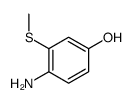 4-amino-3-methylsulfanylphenol结构式