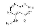 (6-hydrazinyl-5-nitro-pyrimidin-4-yl)hydrazine structure