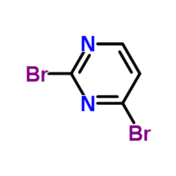 2,4-Dibromopyrimidine Structure