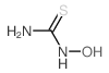 Thiourea, hydroxy- Structure