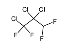 1,2,2-trichloro-1,1,3,3-tetrafluoropropane Structure