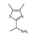1-(4,5-Dimethyl-1,3-thiazol-2-yl)ethanamine结构式