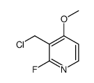 3-(chloromethyl)-2-fluoro-4-methoxypyridine Structure