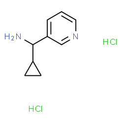 cyclopropyl(pyridin-3-yl)methanamine dihydrochloride Structure