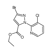 ETHYL 3-BROMO-1-(3-CHLOROPYRIDIN-2-YL)-1H-PYRAZOLE-5-CARBOXYLATE picture