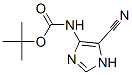 Carbamic acid, (5-cyano-1H-imidazol-4-yl)-, 1,1-dimethylethyl ester (9CI) structure