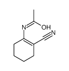 N-(2-CYANO-CYCLOHEX-1-ENYL)-ACETAMIDE Structure