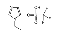 1-ethylimidazole,trifluoromethanesulfonic acid结构式