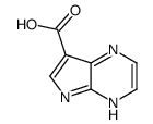 5H-吡咯并[2,3-b]吡嗪-7-羧酸结构式