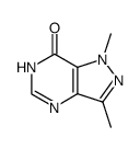 1,3-dimethyl-1,6-dihydro-pyrazolo[4,3-d]pyrimidin-7-one Structure