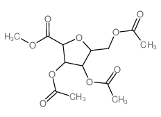 D-Gluconic acid, 2,5-anhydro-, methyl ester, triacetate (9CI) structure