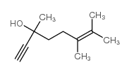 3,6,7-trimethyloct-6-en-1-yn-3-ol Structure