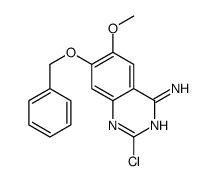 2-chloro-6-methoxy-7-phenylmethoxyquinazolin-4-amine结构式