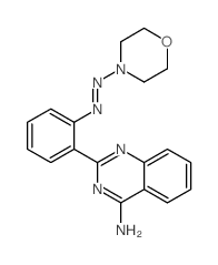 2-(2-morpholin-4-yldiazenylphenyl)quinazolin-4-amine Structure